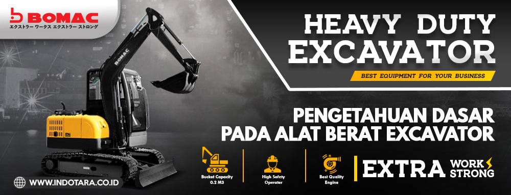 Pengetahuan Dasar Pada Alat Berat Excavator